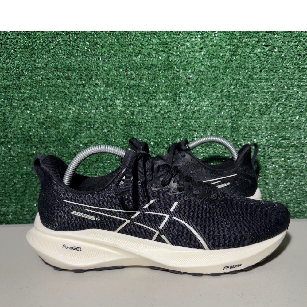 ASICS GT-2000 13 Black White Running Shoes Womens Size 9 1012B666 Sneakers New